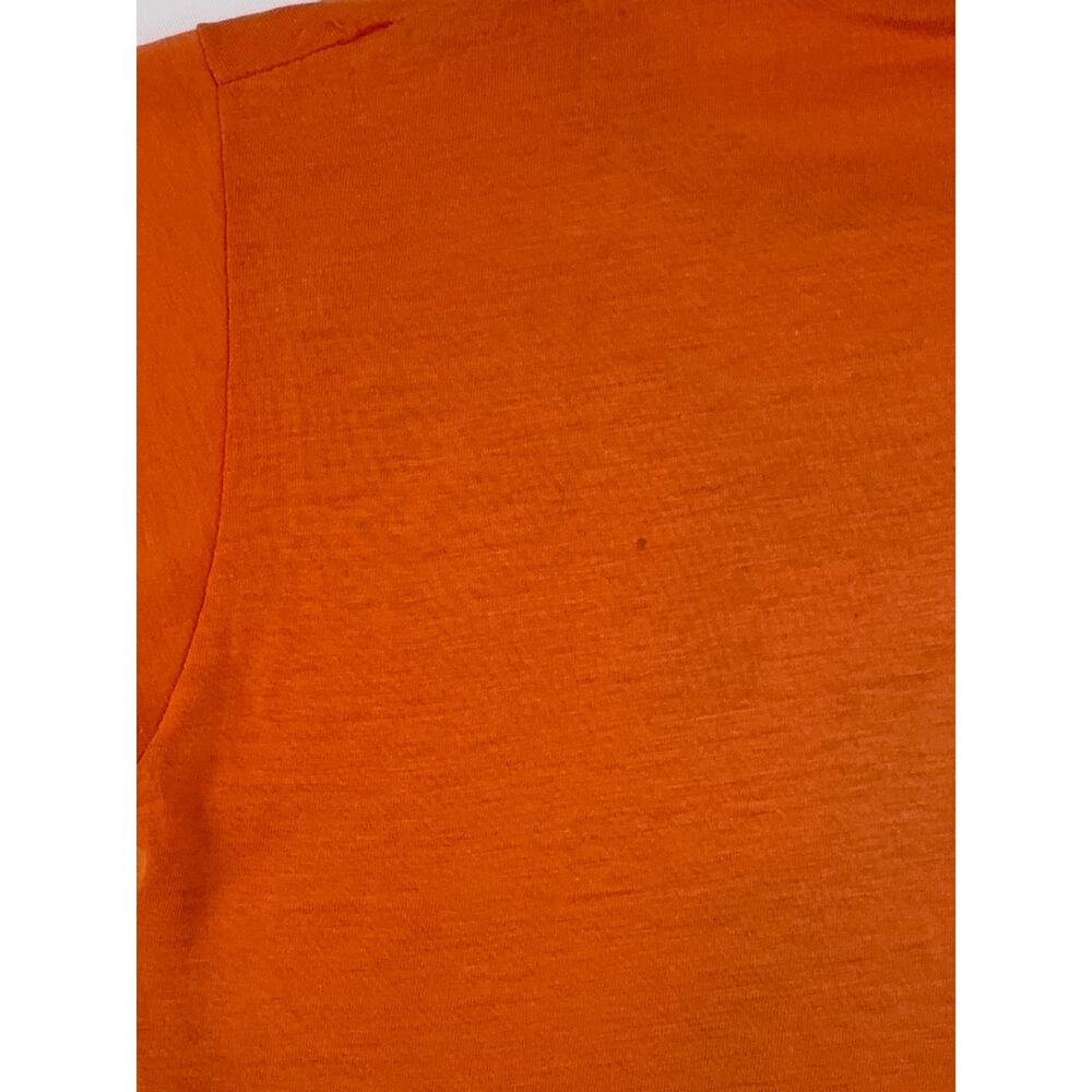 Vintage 1982 Pac-Man T-Shirt Youth Large 14-16 Orange Uniprints Single Stitch - Picture 13 of 15